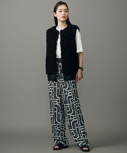 自由区（ジユウク） ベスト ジレ カルガンラムエコファー ジレ