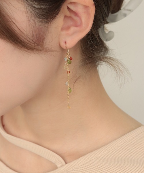 ✦K14GFピアス✦　原石オパールのピアス ✦K14GFピアス✦ 原石オパールのピアス