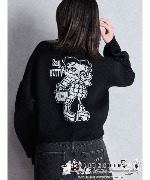 BETTY BOOP ニット セーター BETTY×GYDA shortニットトップス