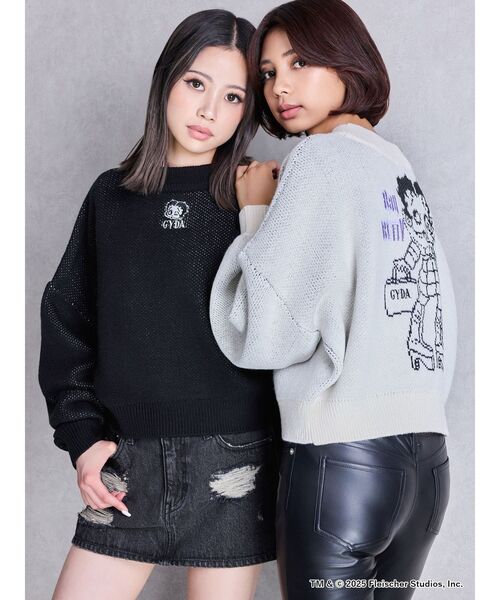 その他 Betty BETTY BOOP ニット セーター BETTY×GYDA shortニットトップス