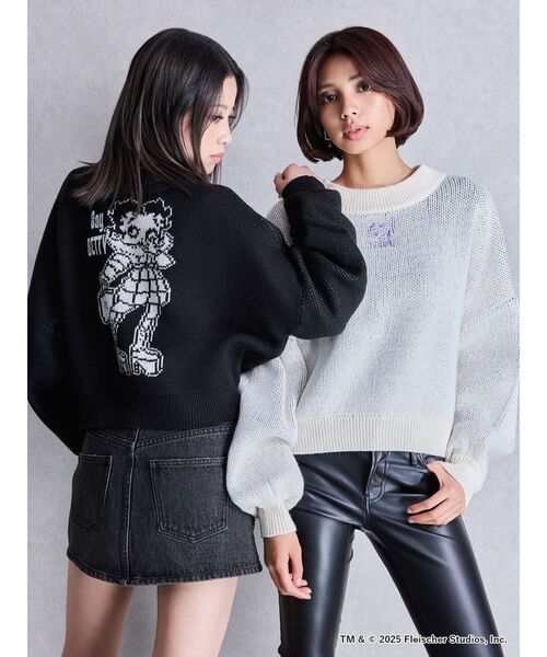 その他 Betty BETTY BOOP ニット セーター BETTY×GYDA shortニットトップス