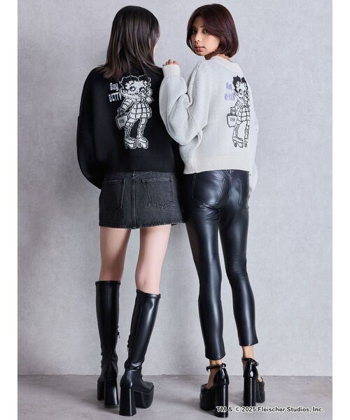 BETTY BOOP ニット セーター BETTY×GYDA shortニットトップス