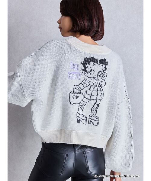 BETTY BOOP ニット セーター BETTY×GYDA shortニットトップス