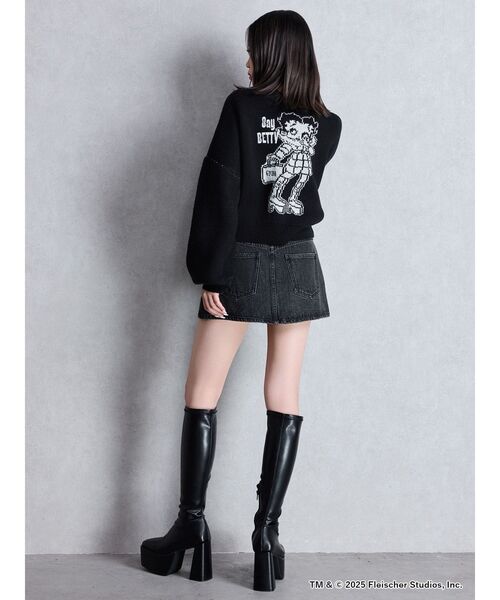 BETTY BOOP ニット セーター BETTY×GYDA shortニットトップス
