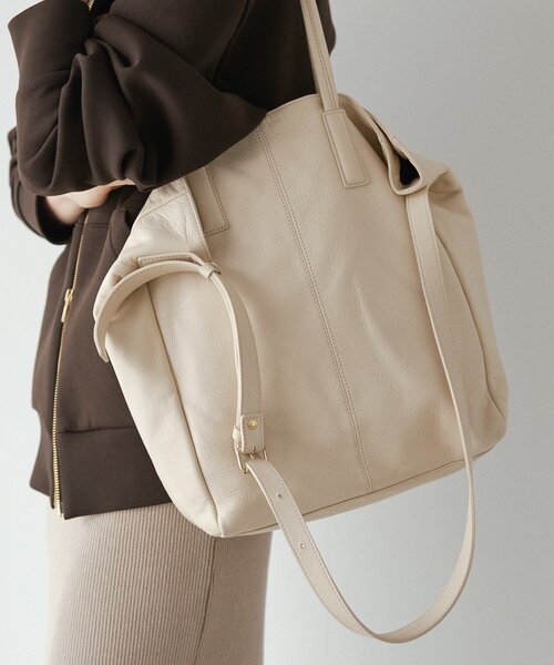 russet トートバッグ WEB限定 レザー2WAYトートバッグ