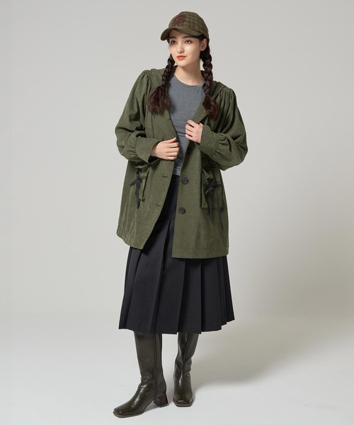 「TINA：JOJUN」 コート M ブルーグレー レディース_画像7