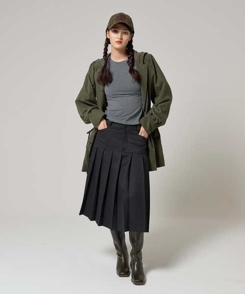 「TINA：JOJUN」 コート M ブルーグレー レディース_画像8