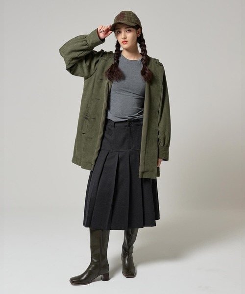 「TINA：JOJUN」 コート M ブルーグレー レディース_画像9