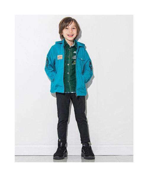 「WASK」 「KIDS」ジップアップブルゾン 120 ブラック キッズ_画像7