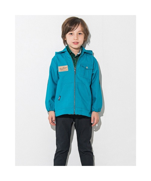 「WASK」 「KIDS」ジップアップブルゾン 120 ブラック キッズ_画像8