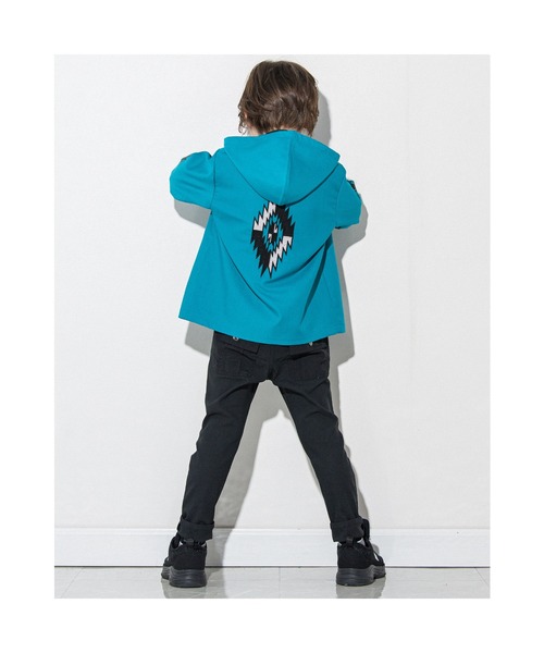 「WASK」 「KIDS」ジップアップブルゾン 120 ブラック キッズ_画像9