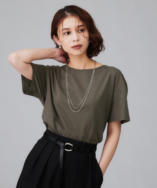 ※楓　【新品】UNTITLED アンタイトル 半袖 サイズ UNTITLED（アンタイトル） tシャツ 半袖 「接触冷感／コットン100