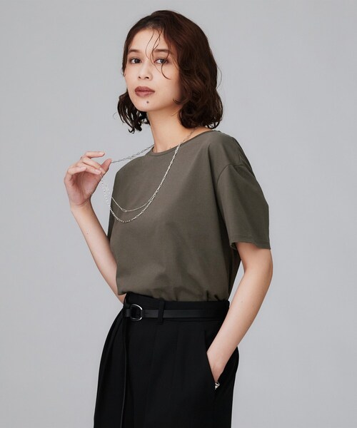 UNTITLED（アンタイトル） tシャツ 半袖 「接触冷感／コットン100