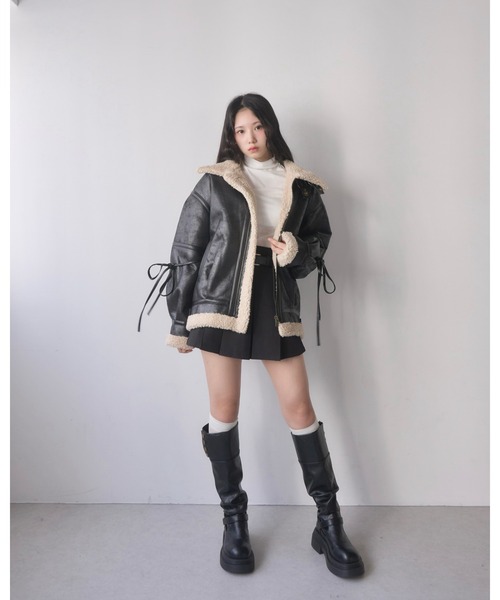 mellowneon（メロウネオン） ブルゾン アウター ヴィンテージレザー