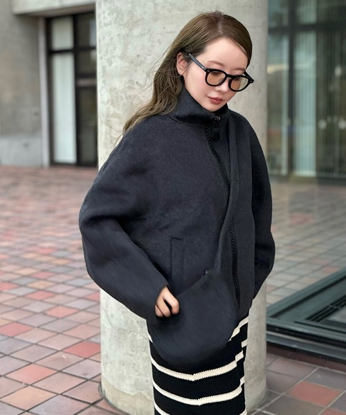 DOUBLE STANDARD CLOTHING ダブスタ ショートブルゾン 0207540223-b_01.jpg