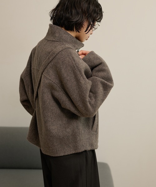 DOUBLE STANDARD CLOTHING ダブスタ ショートブルゾン ブルゾン アウター double pocket zip up short blouson /ダブル