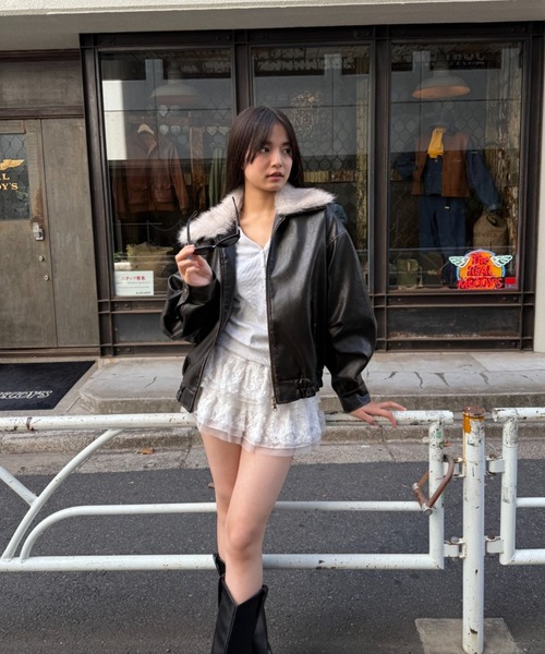 Ray Cassin レザーブルゾン 新品未使用 Ray Cassin（レイカズン） ブルゾン アウター レザーブルゾン