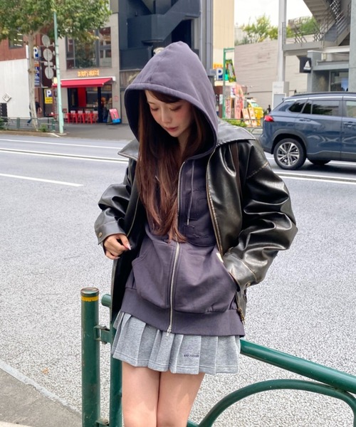 ジャケット・アウター raydon.rs.40 Ray Cassin（レイカズン） ブルゾン アウター レザーブルゾン