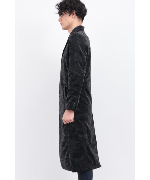 ★着丈124㎝★ TORNADO MART スーパーロング チェスターコート 黒 TORNADO MART（トルネードマート） チェスターコート コート TORNADO