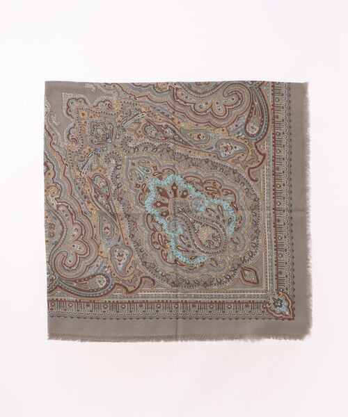 Le souk ストール マフラー イタリア製ウールライク大判ストール