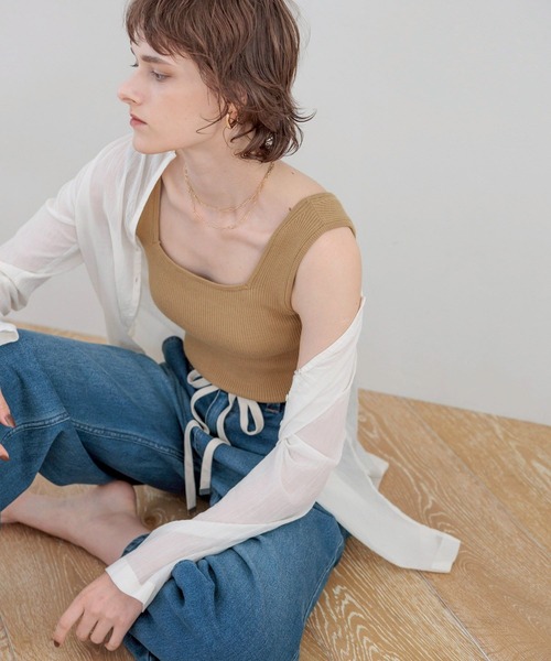 bijorie（ビジュリィ） タンクトップ ノースリーブ 「bijorie」カップ