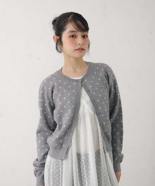 gypsohila ドットカーディガン　Dot Cardigan FCMM カーディガン 「日本限定」DOT CARDIGAN / ドットカーディガン
