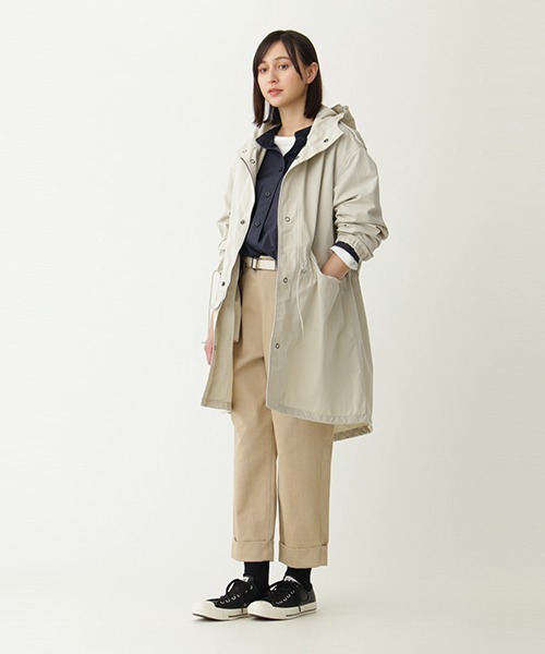 【3way✨ライナー・フード取外し可】MHL.フーデットコート エムエイチエル 3way✨ライナー・フード取外し可】MHL.フーデットコート エムエイチエル