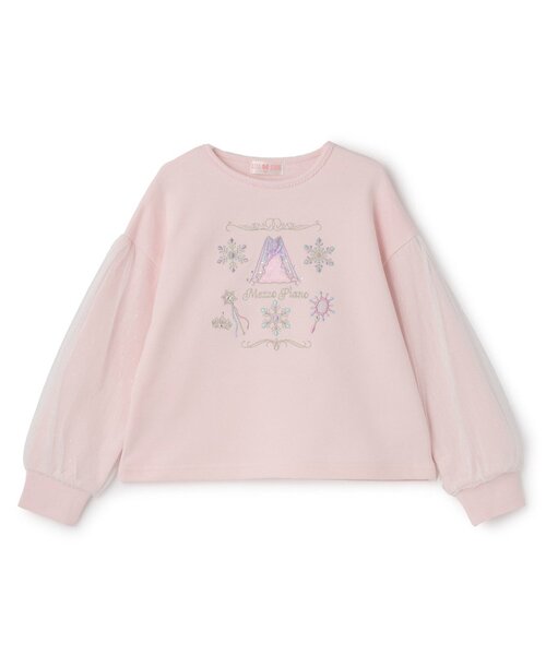 公*o様 mezzo piano ピンク トレーナー 新品】mezzo piano メゾピアノ