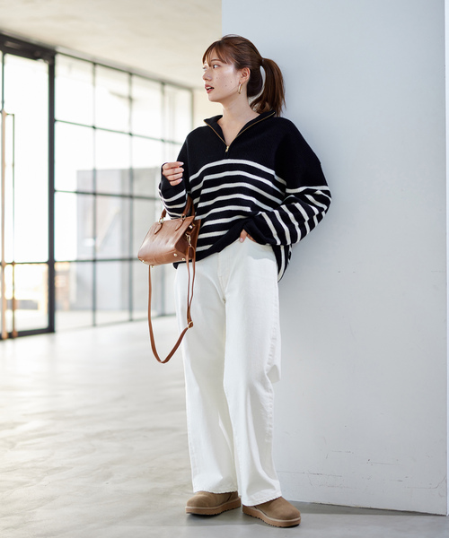 FRAMeWORK（フレームワーク） デニムパンツ 34 ホワイト レディース