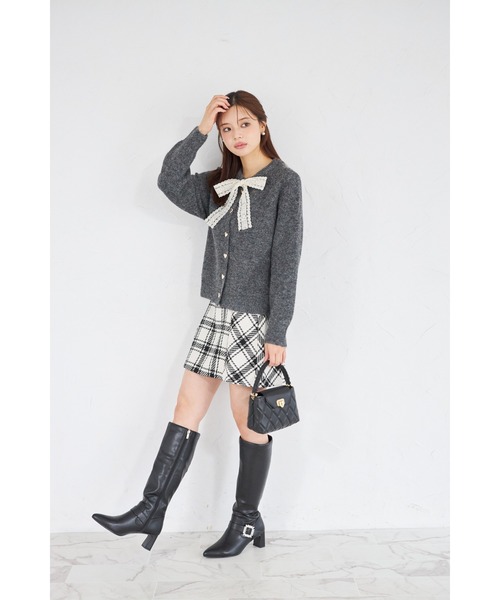 トッコクローゼットお得セット⭐完売コーディガンとボウタイニット！ tocco closet（トッコ クローゼット） カーディガン 「ZOZO限定