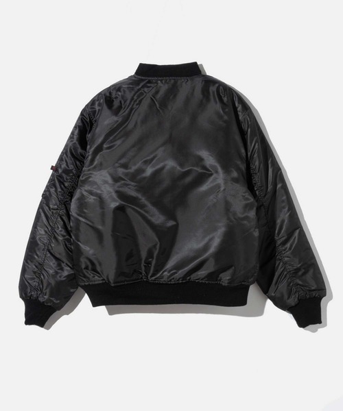 ジャケット・アウター Rothco MA-1 Flight Jacket - Black Rothco MA-1 Flight Jacket with Patches