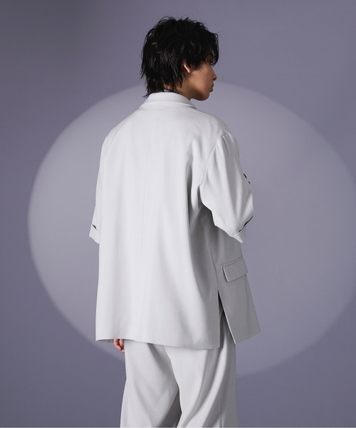 「Ellno Loset」 テーラードジャケット LARGE ブラック メンズ_画像9