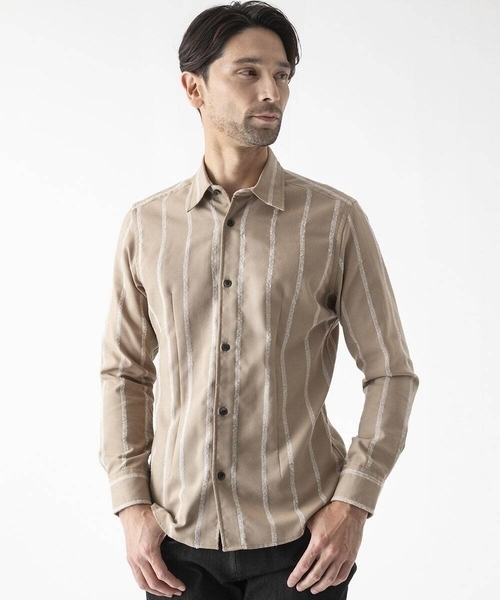 MICHEL KLEIN HOMME（ミッシェルクラン オム） シャツ ストライプ柄