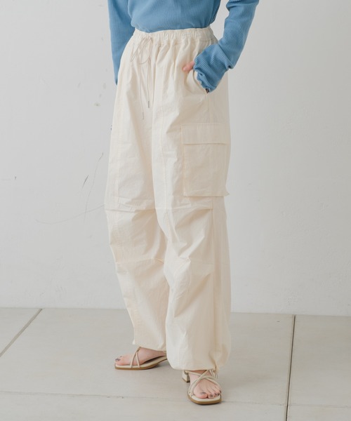 「Kastane」 カーゴパンツ 0 アイボリー レディース_画像4