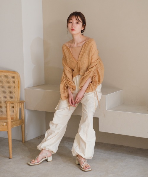 「Kastane」 カーゴパンツ 0 アイボリー レディース_画像7