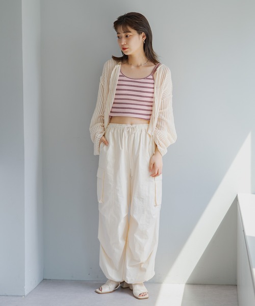 「Kastane」 カーゴパンツ 0 アイボリー レディース_画像9