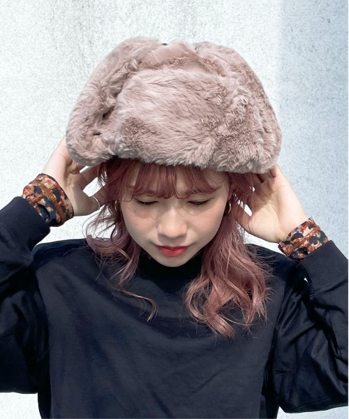 Hikaページ５ キャップ 帽子 「HIKA」ファーフライトCAP レディース メンズ