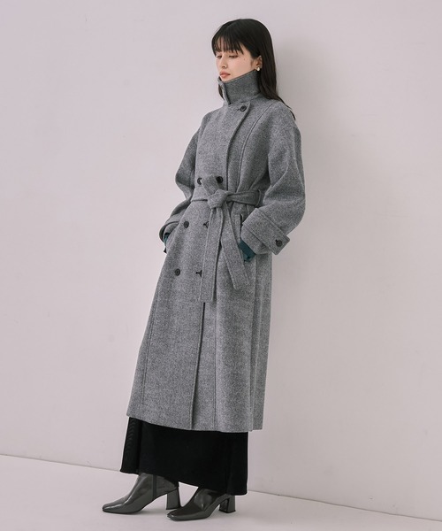 United tokyo ステンカラーコート　size4 グレー KAPOK ステンカラーコート(1 DARK GREY): : メンズ｜UNITED TOKYO