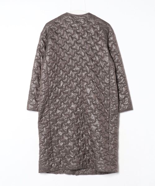 ESTNATION エストネーション バイカラー ノーカラーコート ESTNATION（エストネーション）の「【CLASSY. 11月号 掲載】ESTNATION