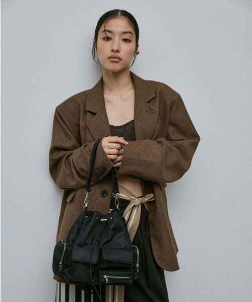 【未使用】2WAYバッグ AIC. ショルダーバッグ バッグ 2WAYアウトポケットナイロンバック