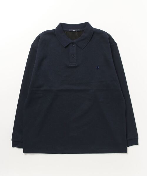 SHIPS（シップス） 長袖ポロシャツ MEDIUM ネイビー メンズ : ZOZOTOWN