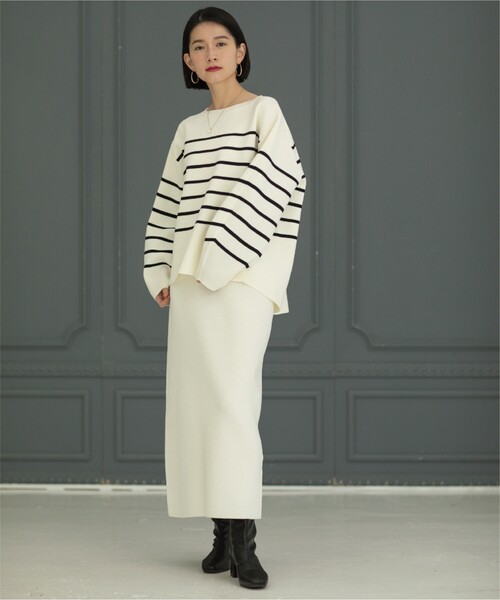 「OPAQUE.CLIP」 タイトスカート 40 ホワイト レディース_画像8