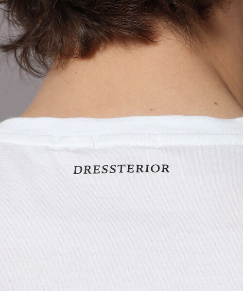 「DRESSTERIOR」 半袖Tシャツ 92 ブラック メンズ_画像2