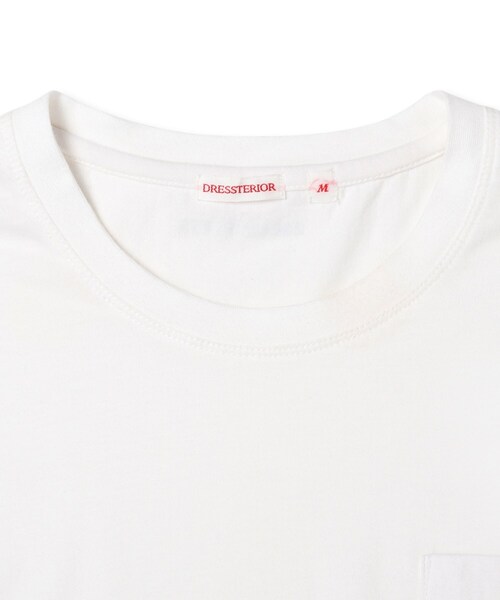 「DRESSTERIOR」 半袖Tシャツ 92 ブラック メンズ_画像8