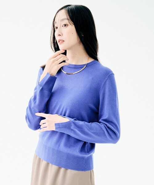 美品！UNTITLED ニット UNTITLED（アンタイトル） ニット セーター 「アンサンブル可/洗える