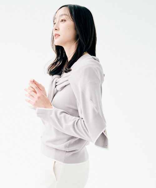 美品！UNTITLED ニット UNTITLED（アンタイトル） ニット セーター 「アンサンブル可/洗える