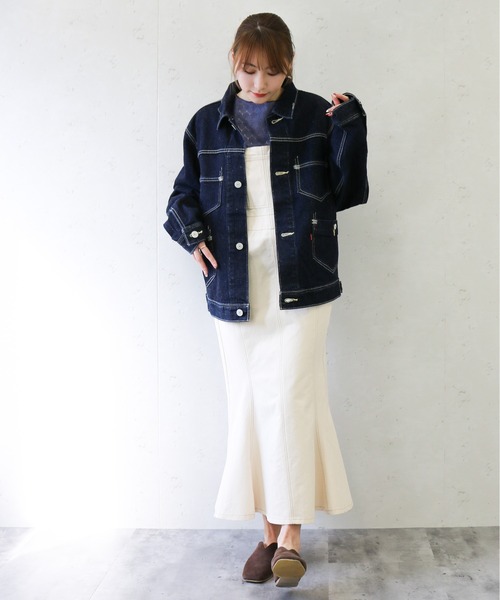 「Levi's RED」 デニムジャケット X-LARGE インディゴブルー メンズ_画像7