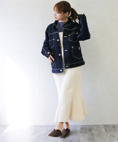 「Levi's RED」 デニムジャケット X-LARGE インディゴブルー メンズ_画像9