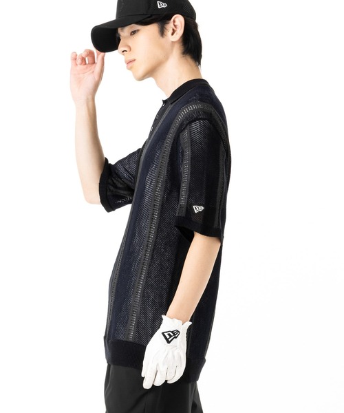 NEW ERA（ニューエラ） ポロシャツ 半袖 ニューエラゴルフ ニット