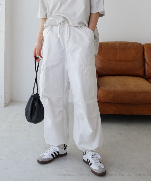 「andme」 「alma design」カーゴパンツ M ベージュ レディース_画像9